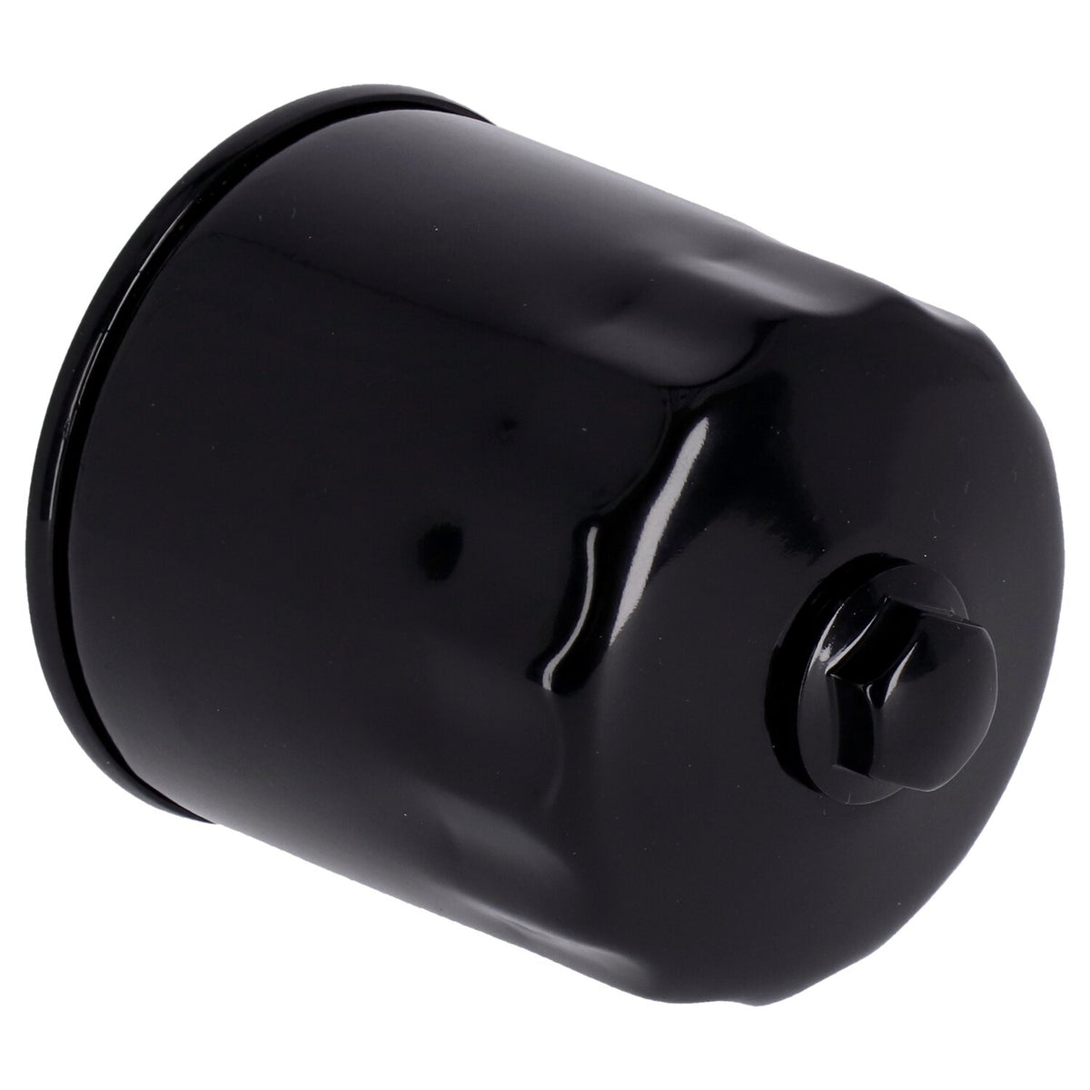 MCS, spin-on oil filter with top nut. Black