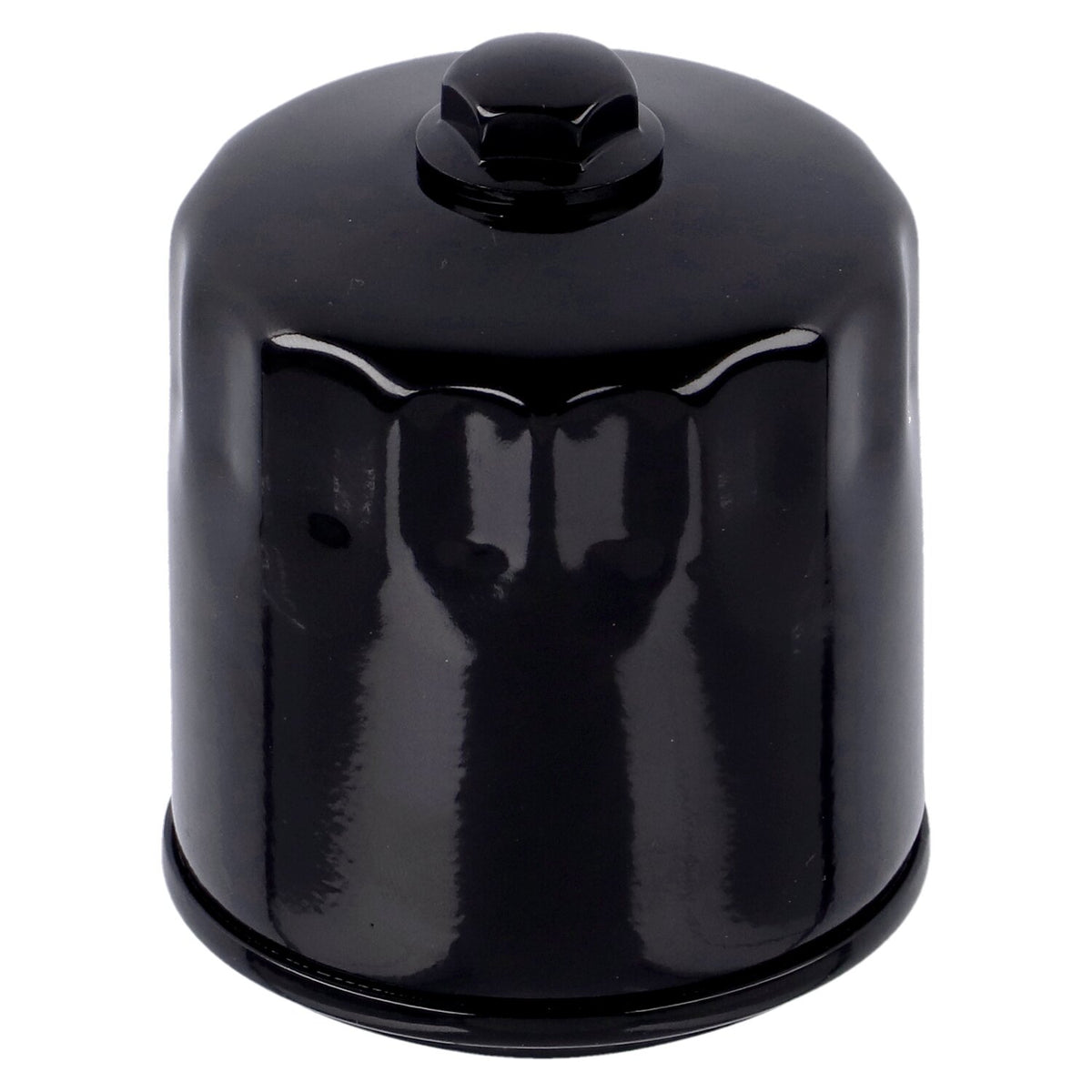 MCS, spin-on oil filter with top nut. Black