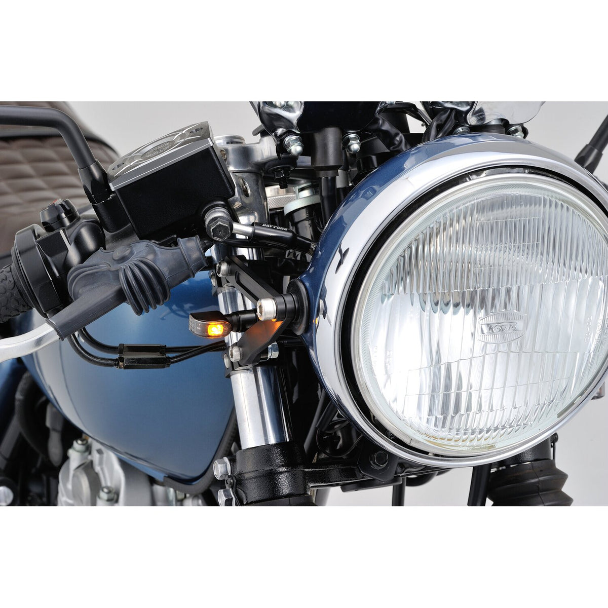 Daytona, Mini 1 D-Light LED turn signals. Clear lens