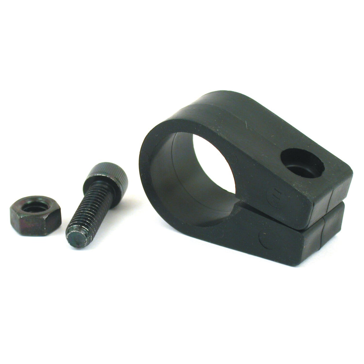 Jagg, universal oil cooler clamp. 1", black