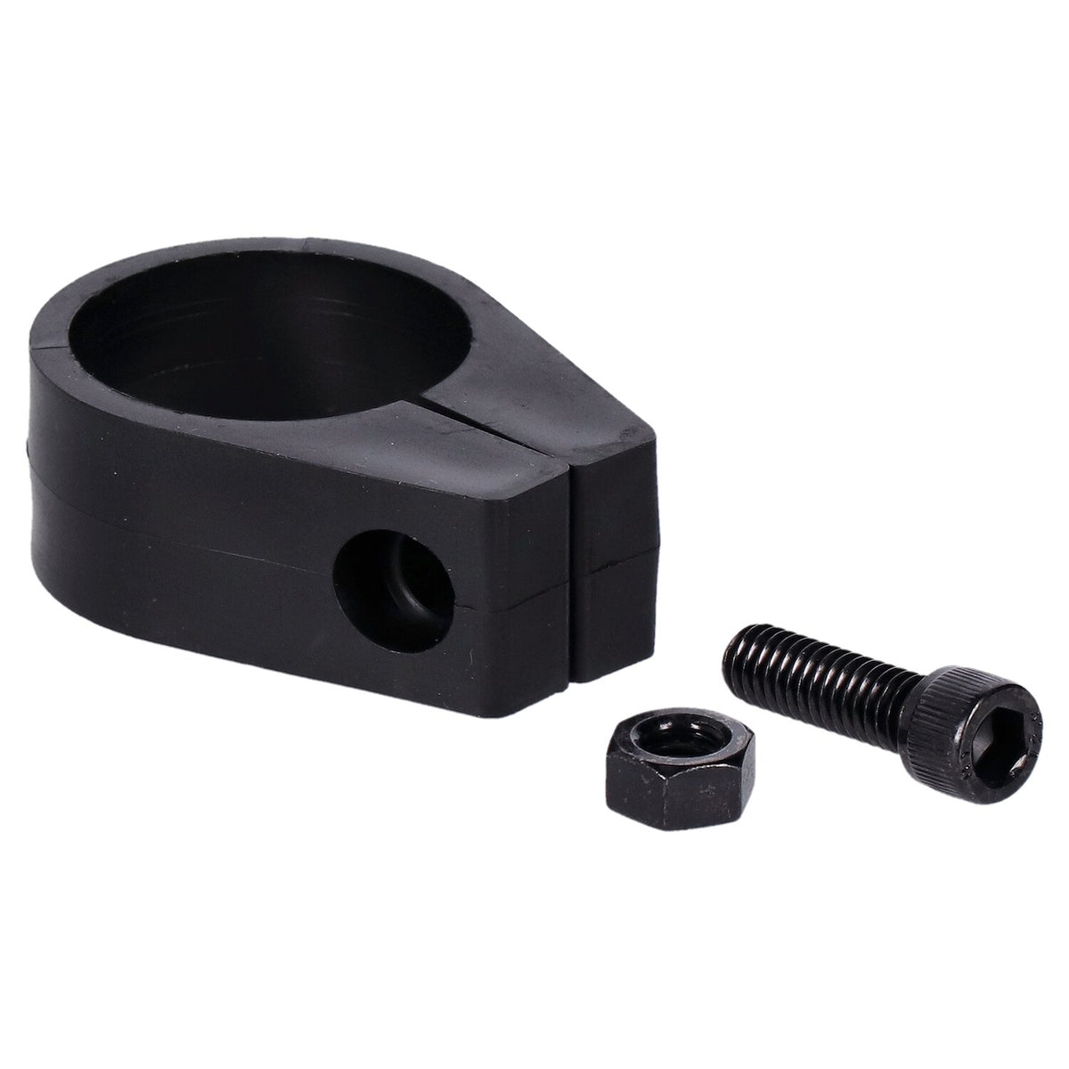 Jagg, universal oil cooler clamp. 1-1/2", black