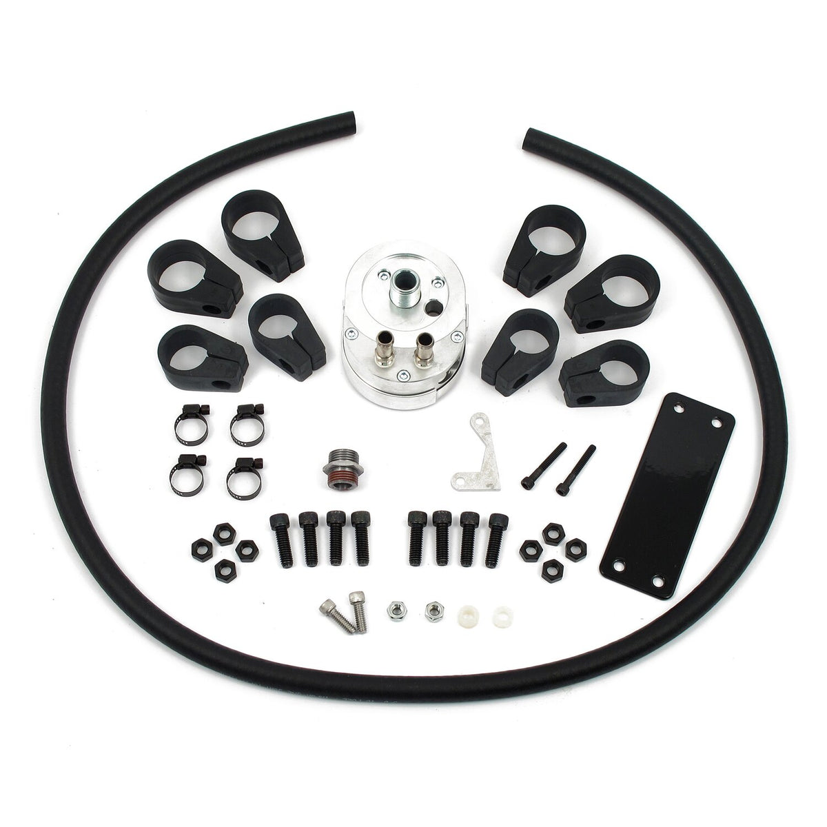 Jagg, oil cooler kit. Low mount - Horizontal - 6 row