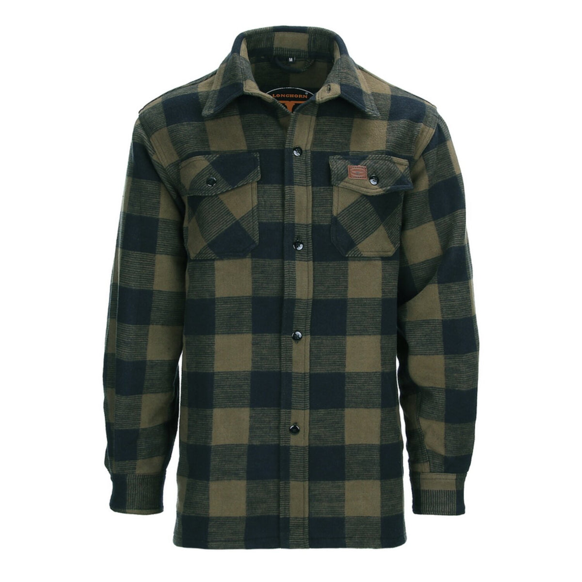 Lumberjack Flannel Shirt Checkered Black/Olive
