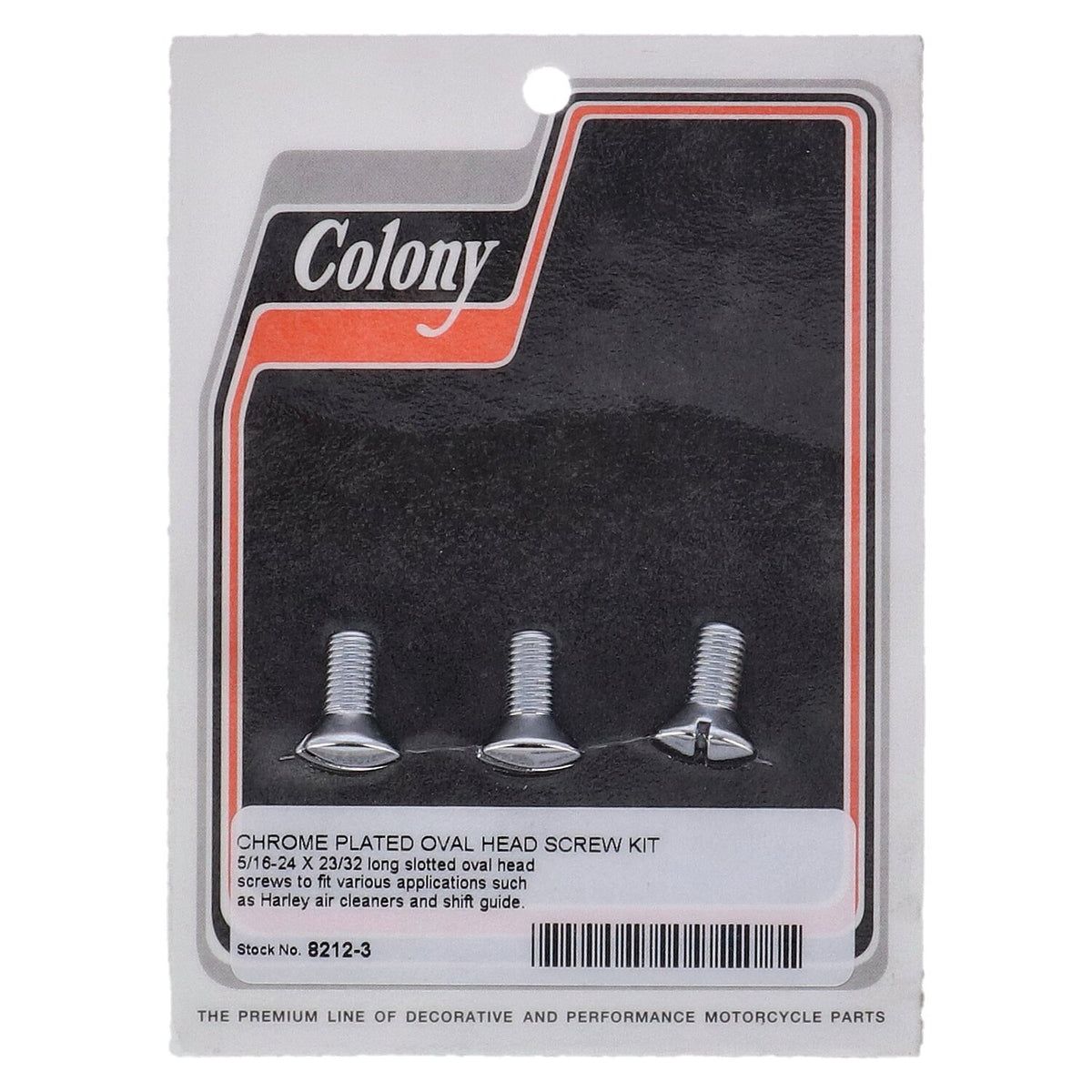 Colony, shifter guide bolt screw kit. Chrome