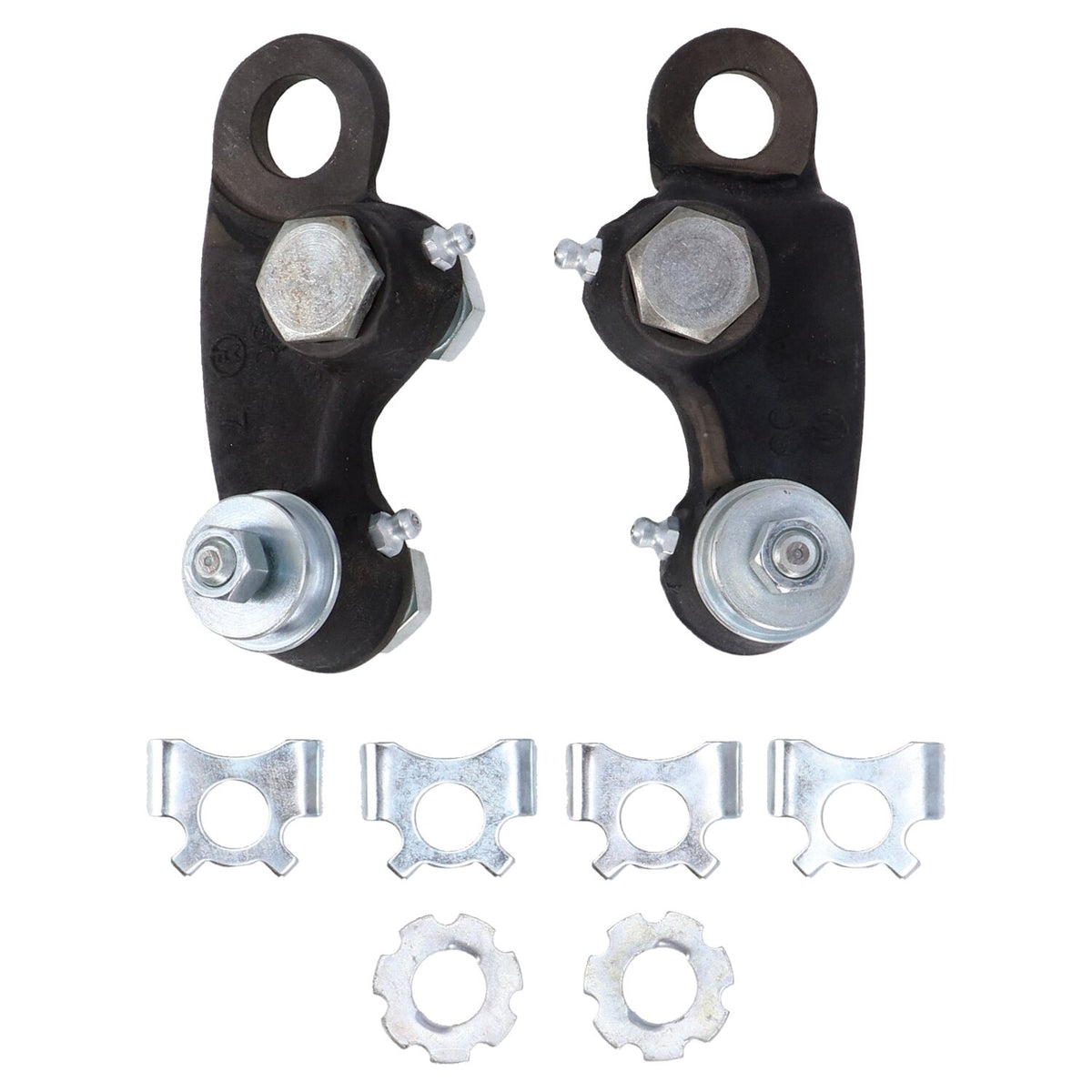 Replacement rocker set for STD to +12" Springer forks. Black