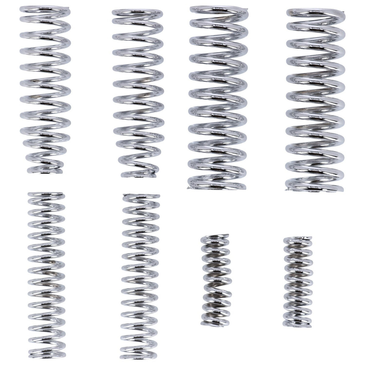 Heavy Duty 8-spring set for early Springer forks. Chrome