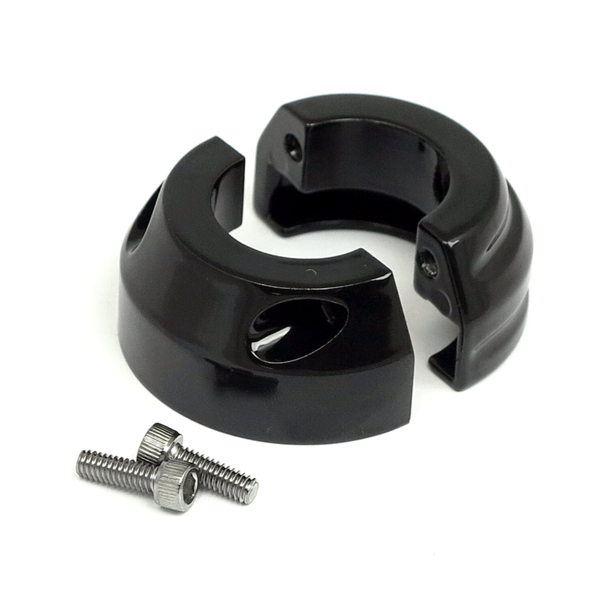 Custom throttle clamp. e-throttle. Black
