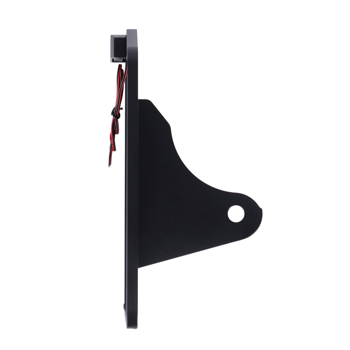CPV, Dyna shock mount license plate bracket kit DE. Black
