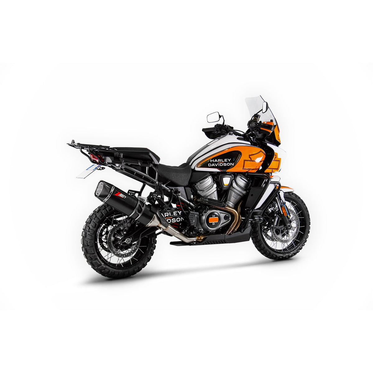 Zard, Pan America slip-on muffler. Matte black