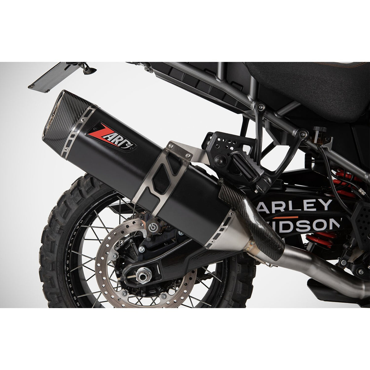Zard, Pan America slip-on muffler. Matte black