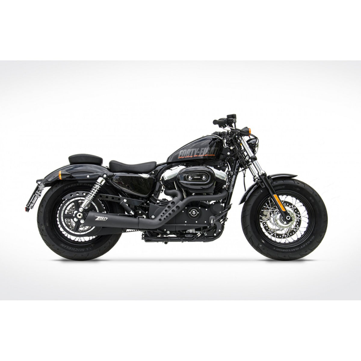 Zard, Sport 2-1 exhaust XL Sportster. Black