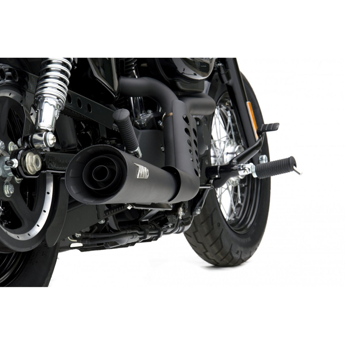 Zard, Sport 2-1 exhaust XL Sportster. Black
