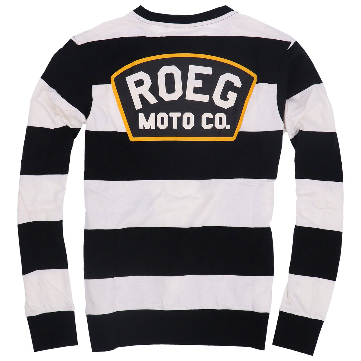 Roeg Shawn stripe sweatshirt off-white/black