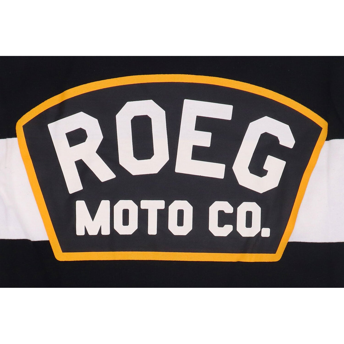 Roeg Shawn stripe sweatshirt off-white/black