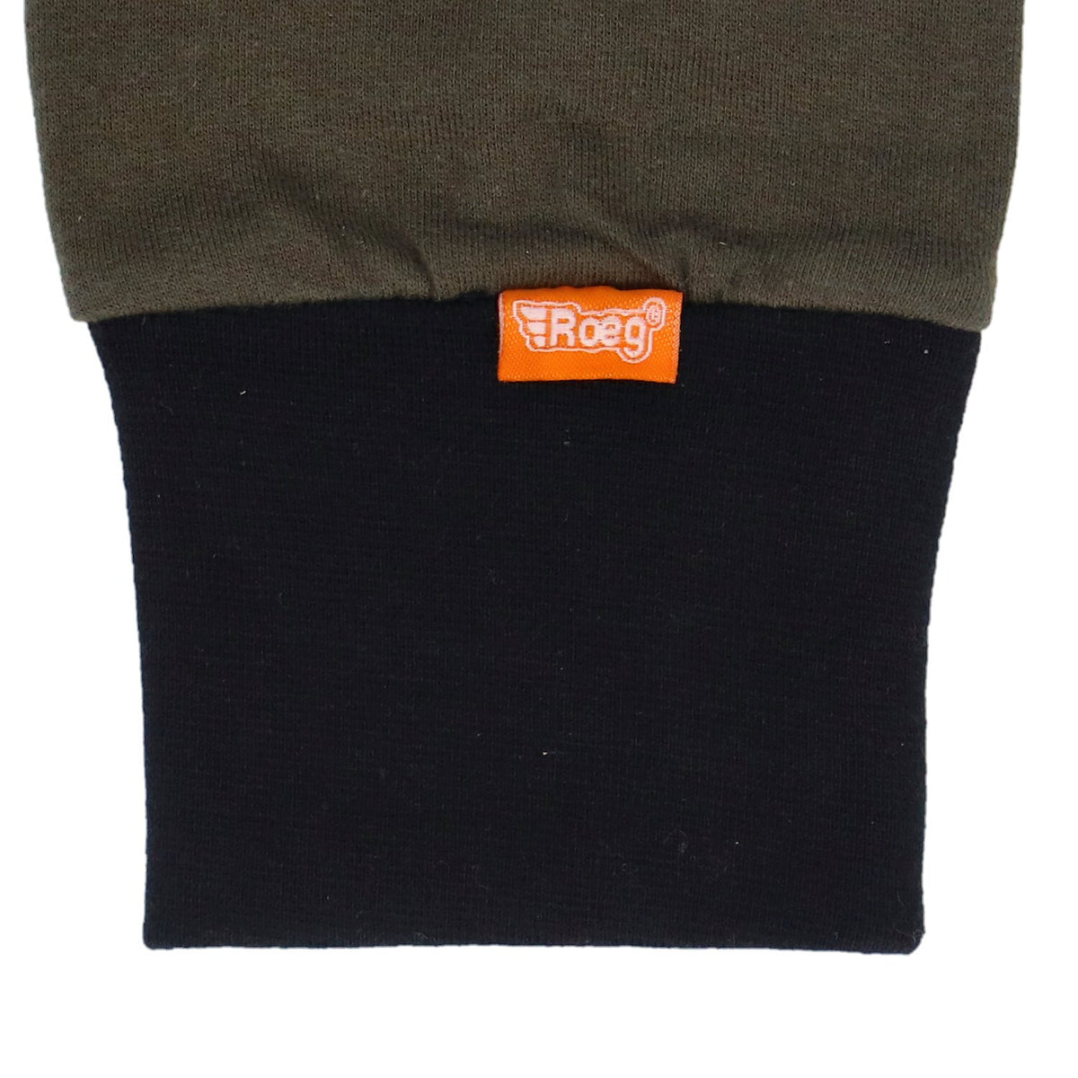 Roeg Shawn stripe sweatshirt army/black