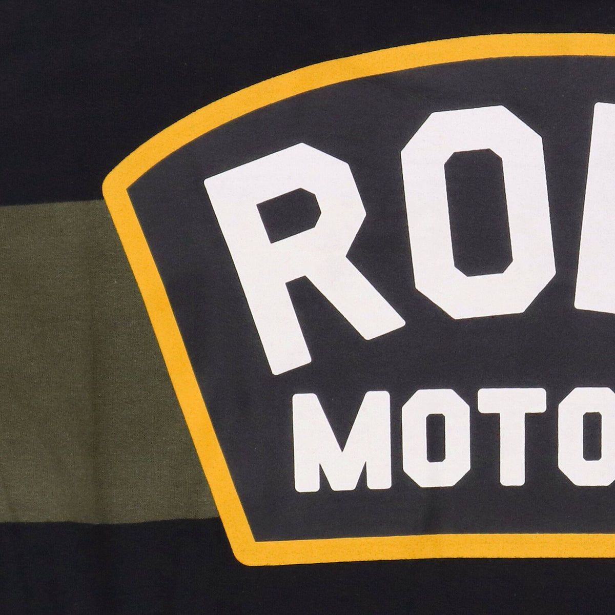 Roeg Shawn stripe sweatshirt army/black