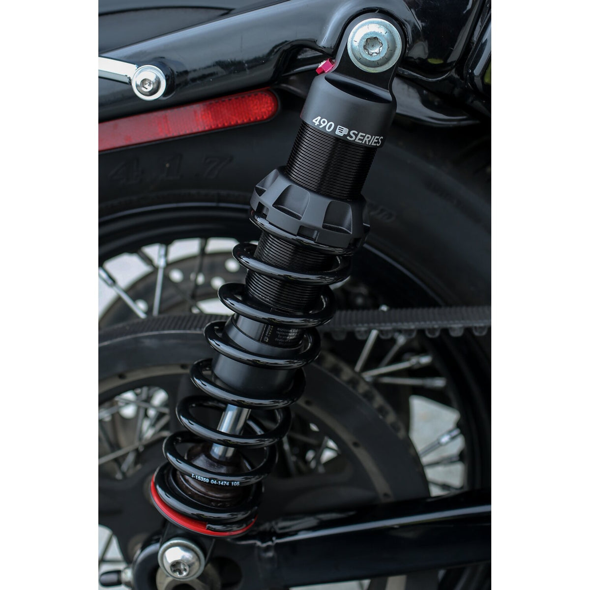 PS, 490 sport series shock set. 13". STD Duty. Black