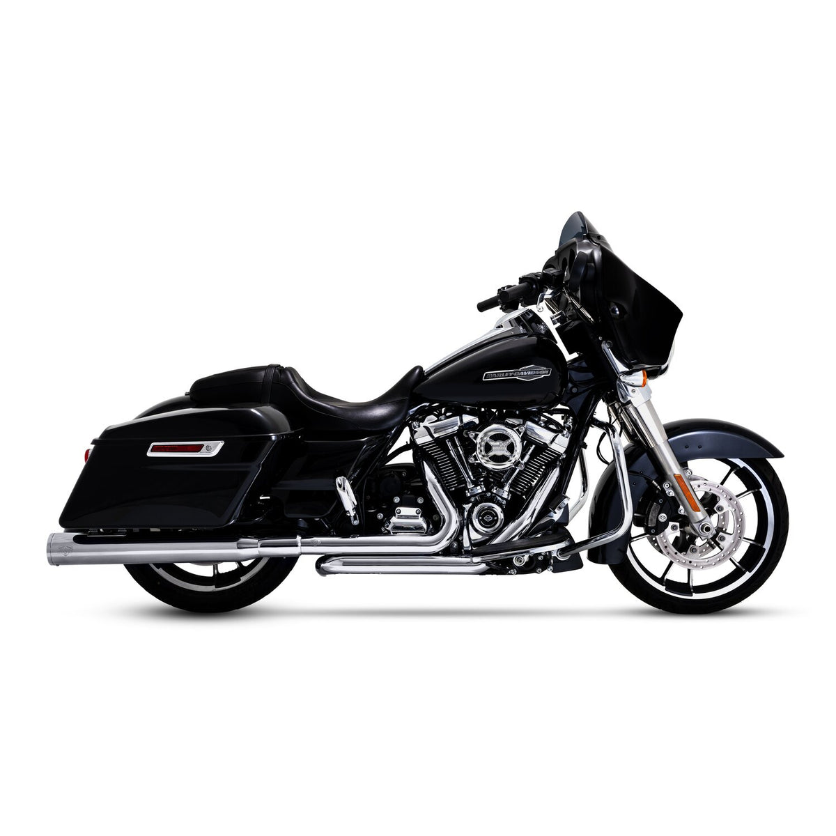 Vance & Hines, PCX dresser duals crossover headers. chrome