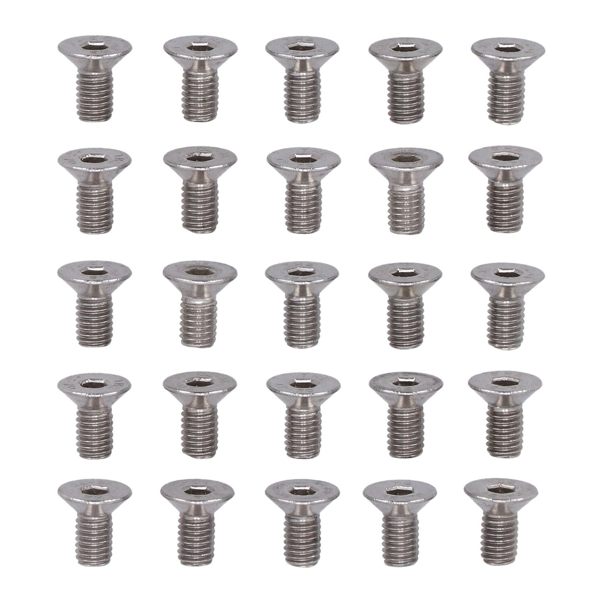 M6 x 12mm flathead allen bolt, stainless