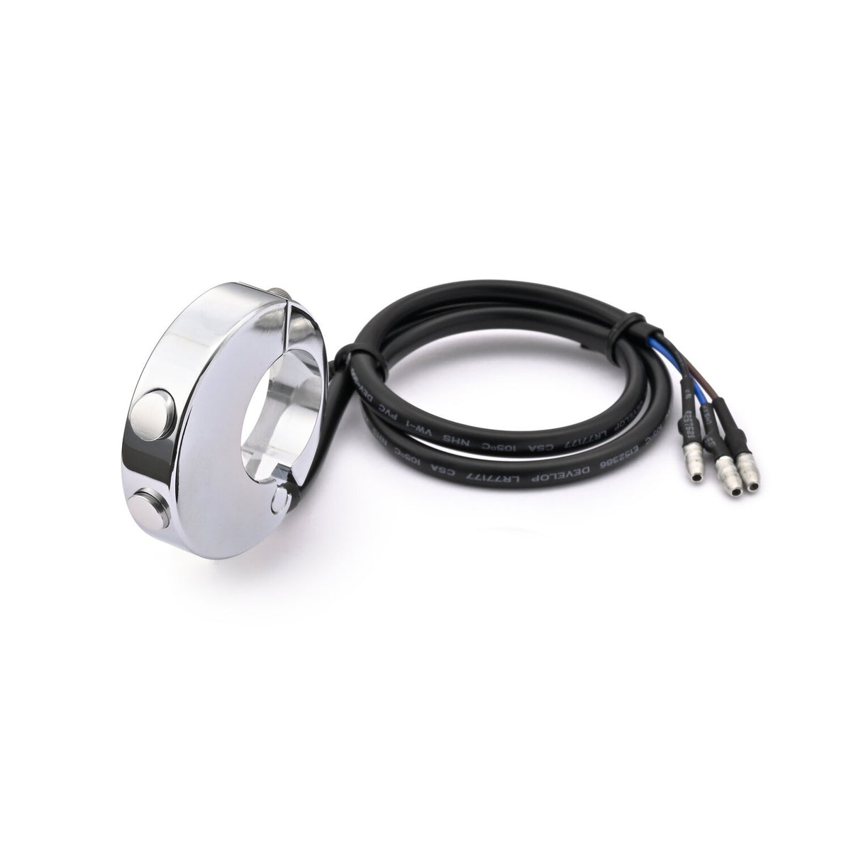 Daytona, dual button speedo handlebar switch. Chrome