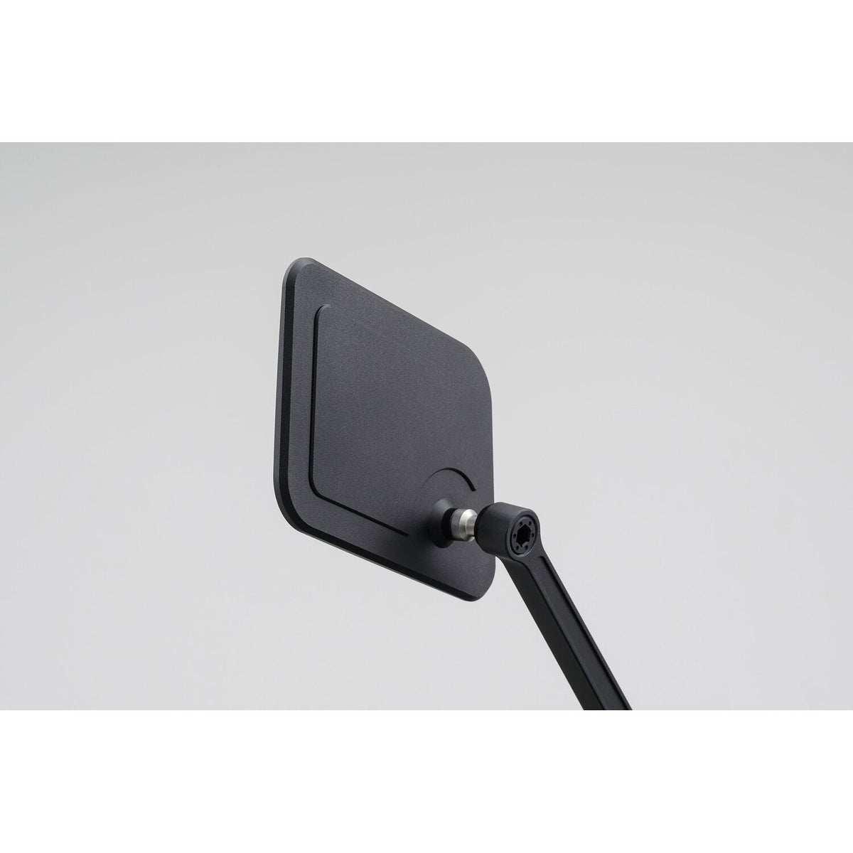 Daytona, D-Mirror-20, Flat Mirror. Square. Black. Right side