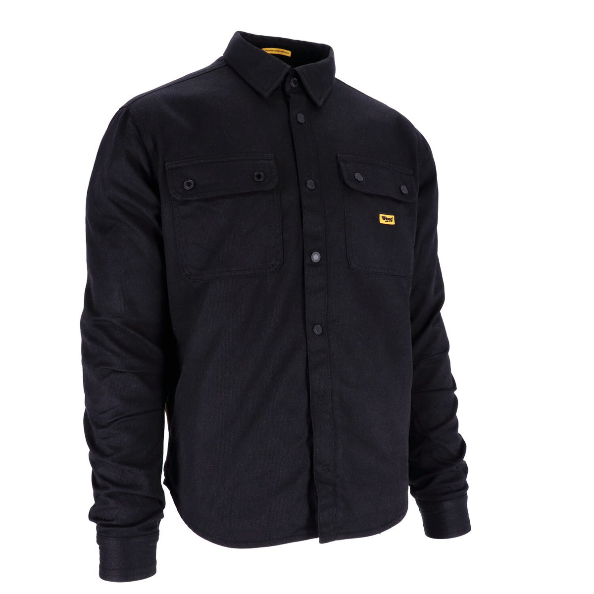 Roeg Chris wax overshirt black