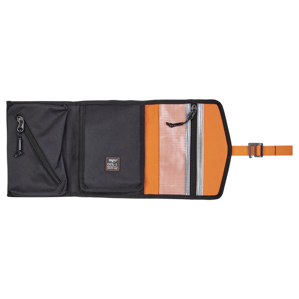 Biltwell, Exfil-0 2.0 tool roll. Black/orange