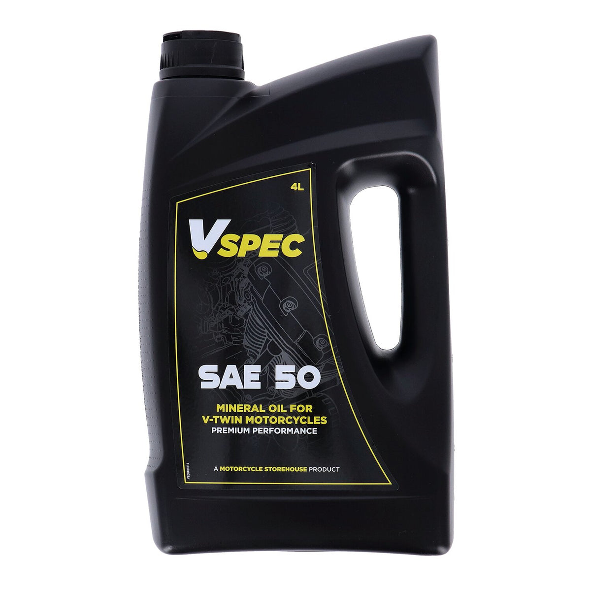 Vspec, SAE 50 (Mineral) motor oil. 4 liter bottle