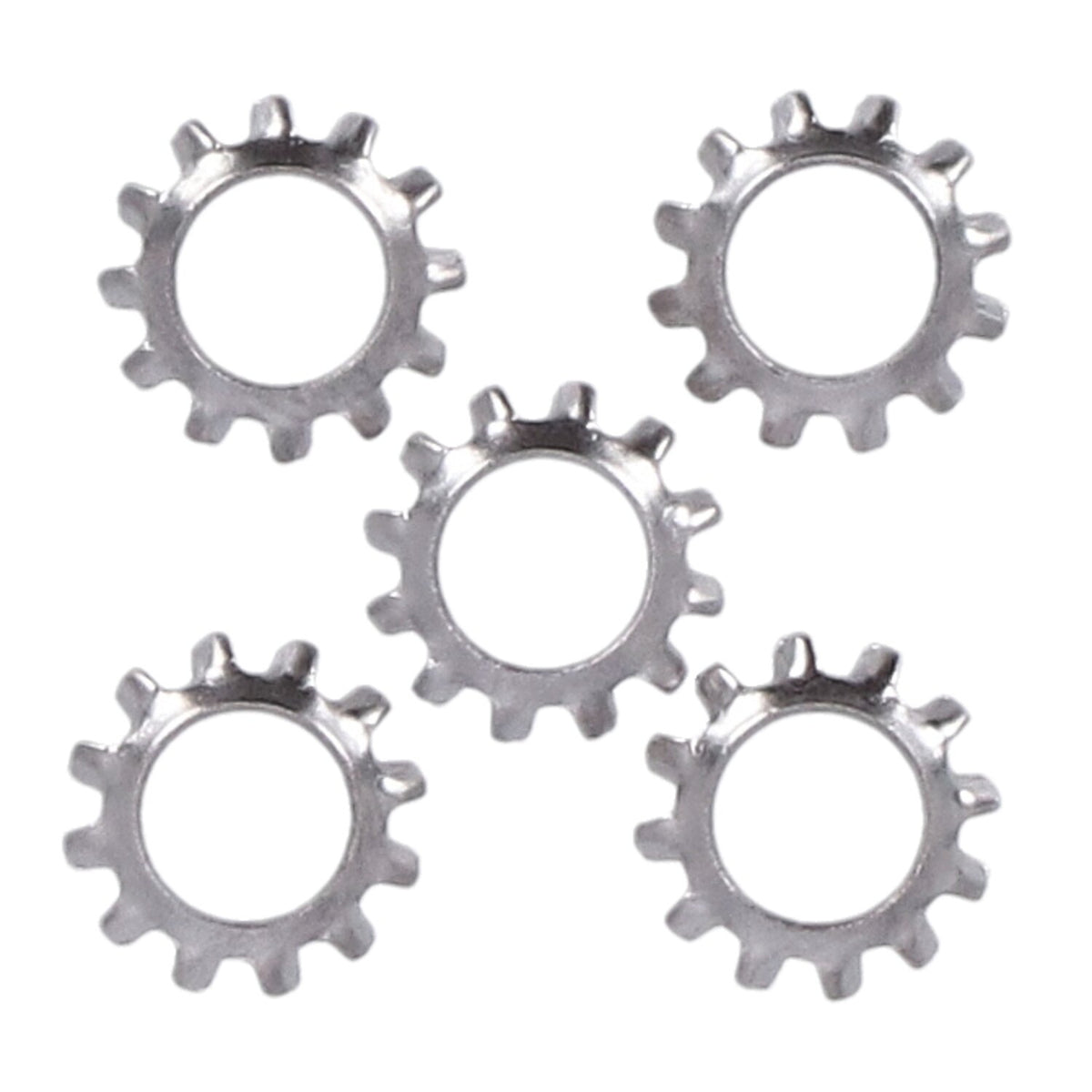 Ss ext. countersunk lockwasher, 1/4 inch