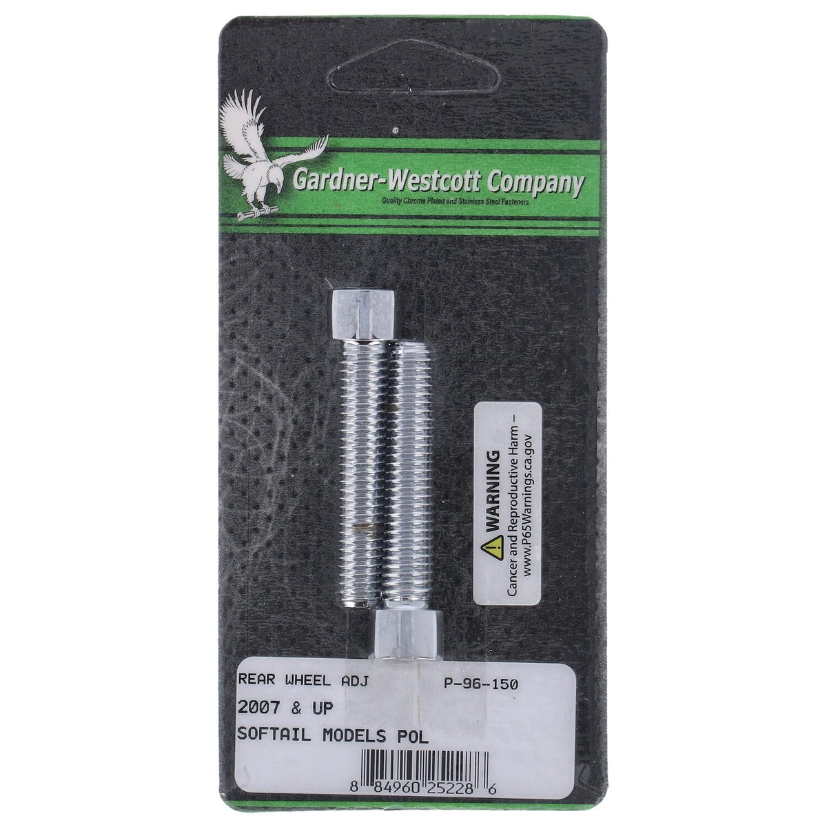 Axle adjuster kit, rear wheel