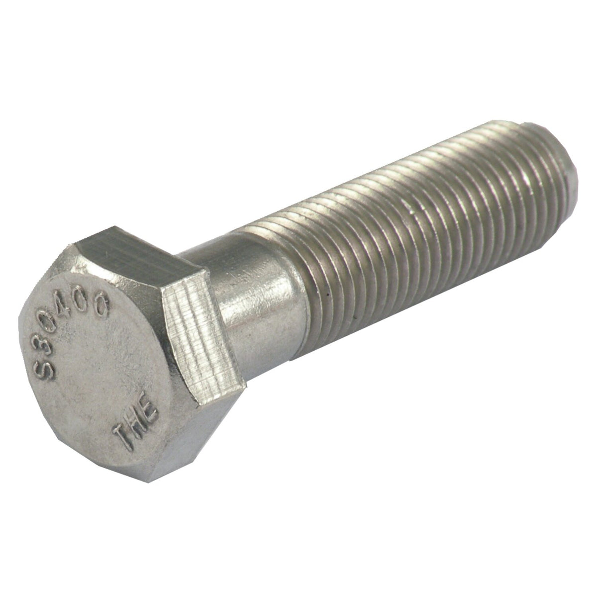1/2-13 x 1 inch hex bolt stainless