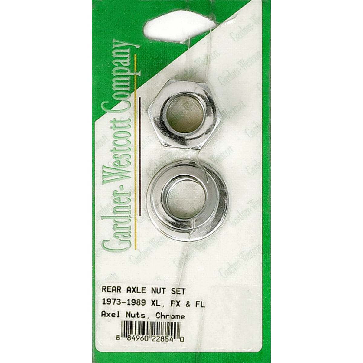 Rear axle nut set