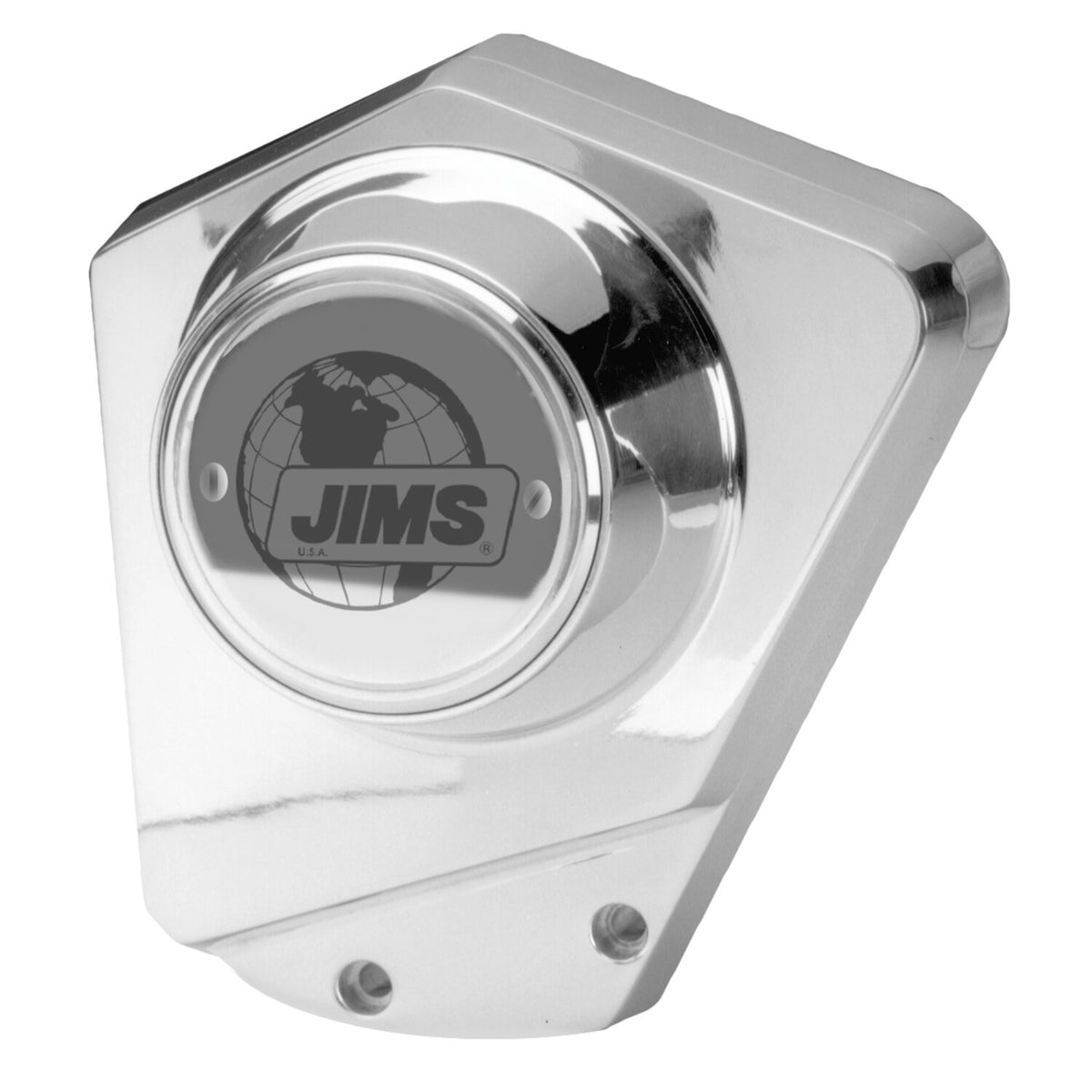 JIMS, 'A Cut Above' billet cam cover L73-92 B.T. Polished