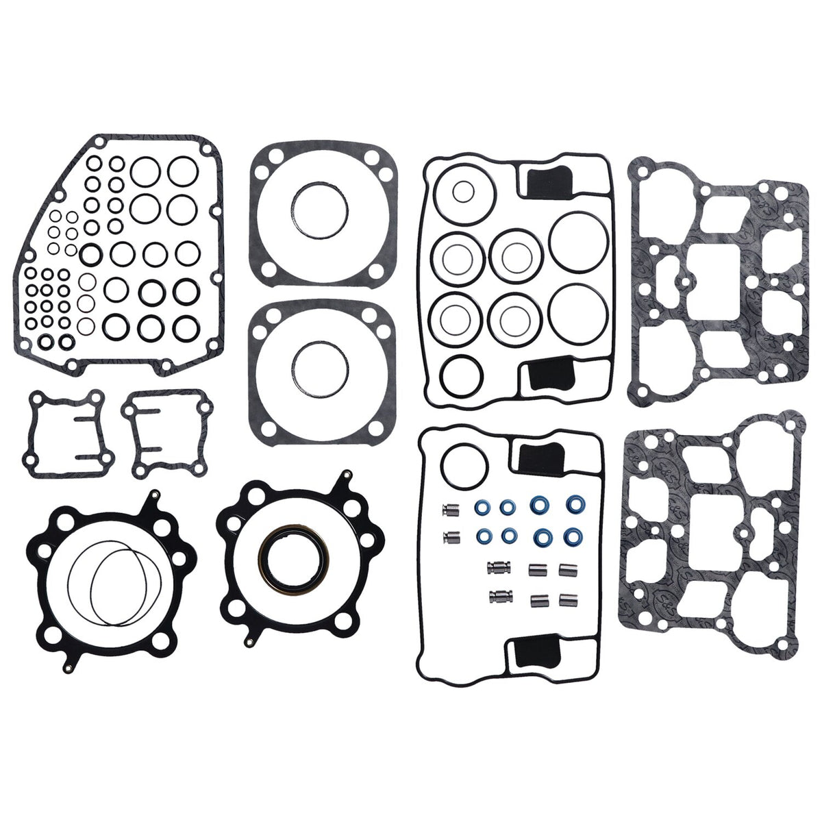 S&S, motor gasket set. 4-1/8" T-series (OEM bolt pattern)