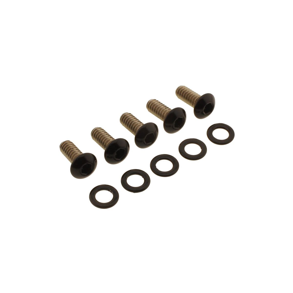 Screws4Bikes, bolt kit, derby cover. Gloss black
