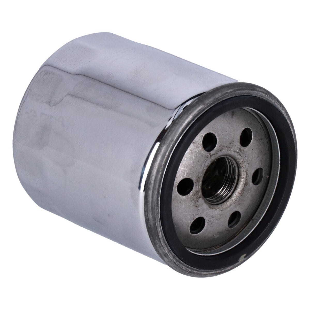 Athena, spin-on oil filter. Chrome