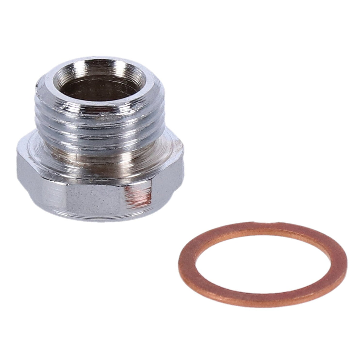 Paughco, Timing/drain plug. OEM style allen. Chrome