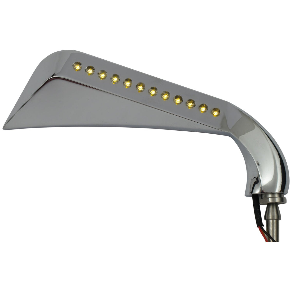 California LED turn signal mirror set. Chrome