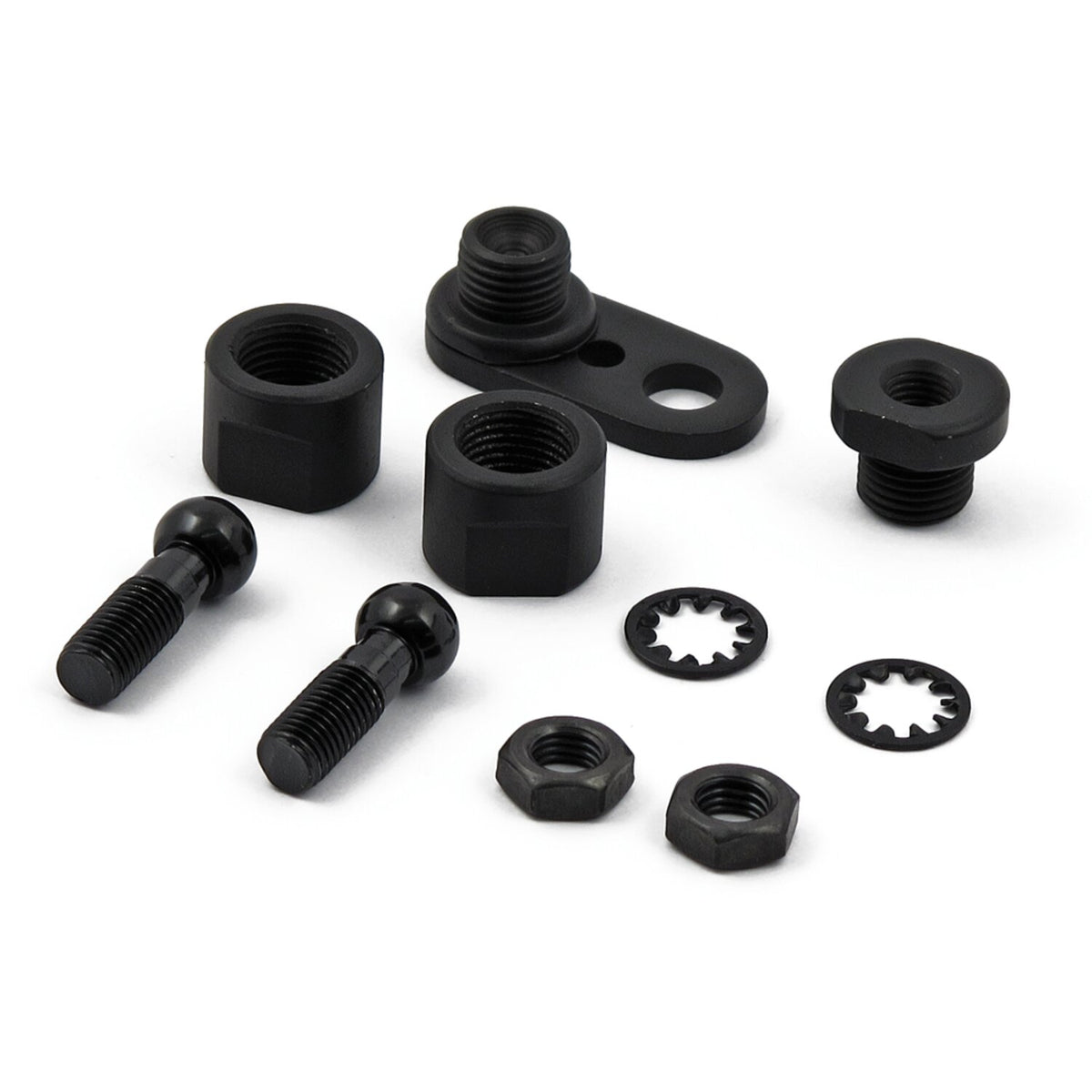 H-D front turn signal swivel kit. Black
