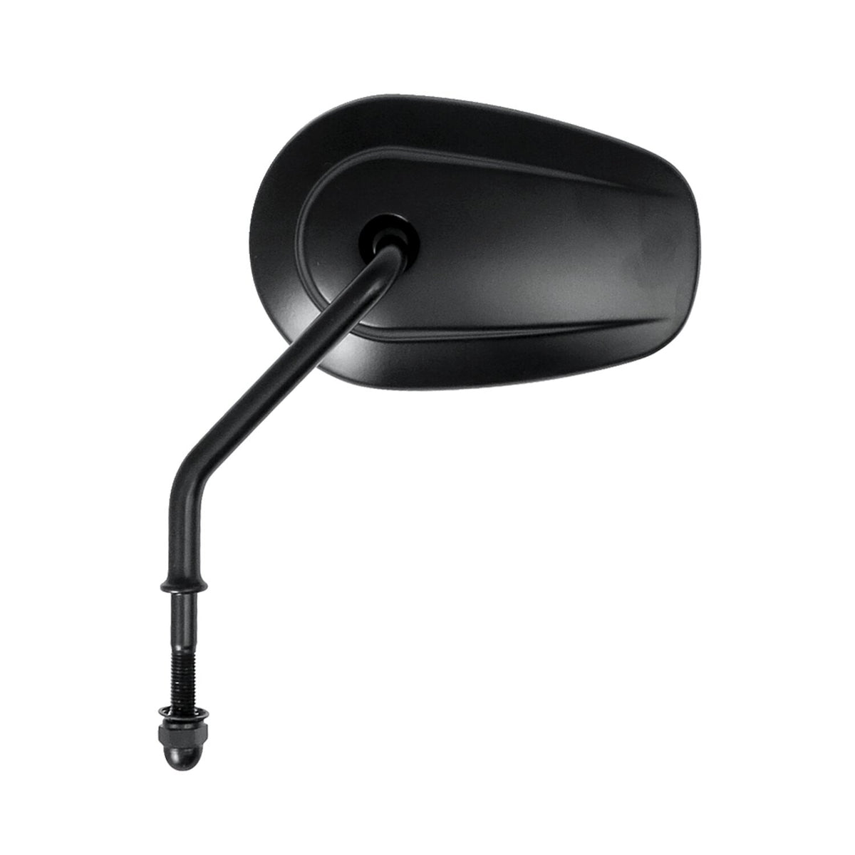 Riptide tapered mirror set, short stem. Black