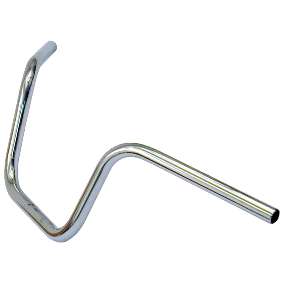TRW, 1" Apehanger handlebar. Chrome 10" rise ABE