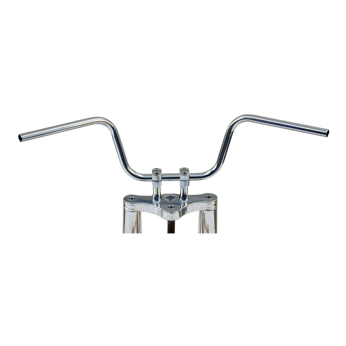 TRW, 1" Apehanger handlebar. Chrome 10" rise ABE