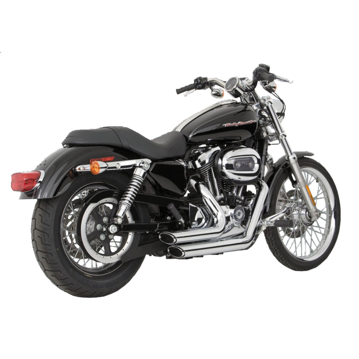 Vance & Hines, 2-1/2" shortshots staggered exh. chrome