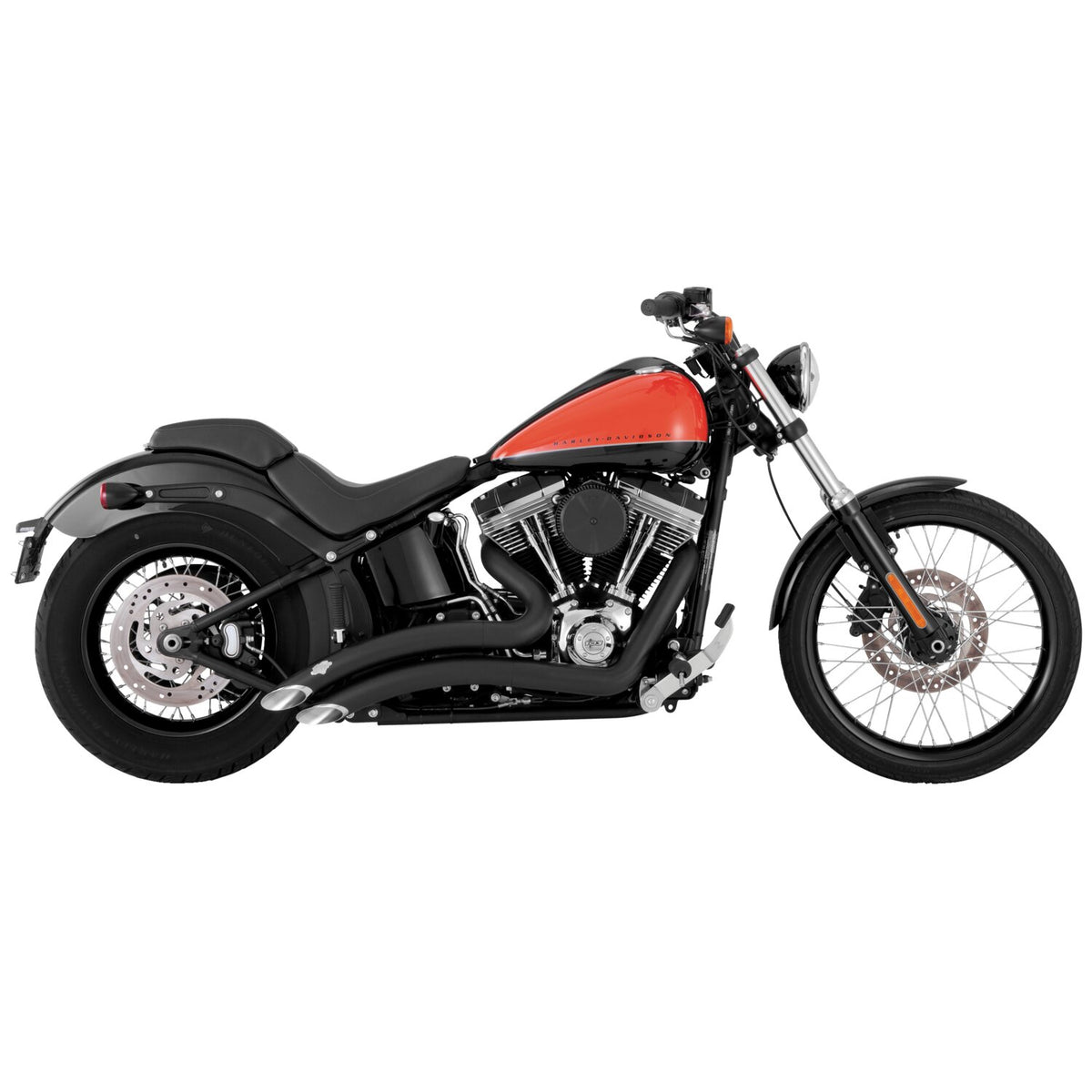 Vance & Hines, 2-1/2" big radius 2-2 exhaust. black