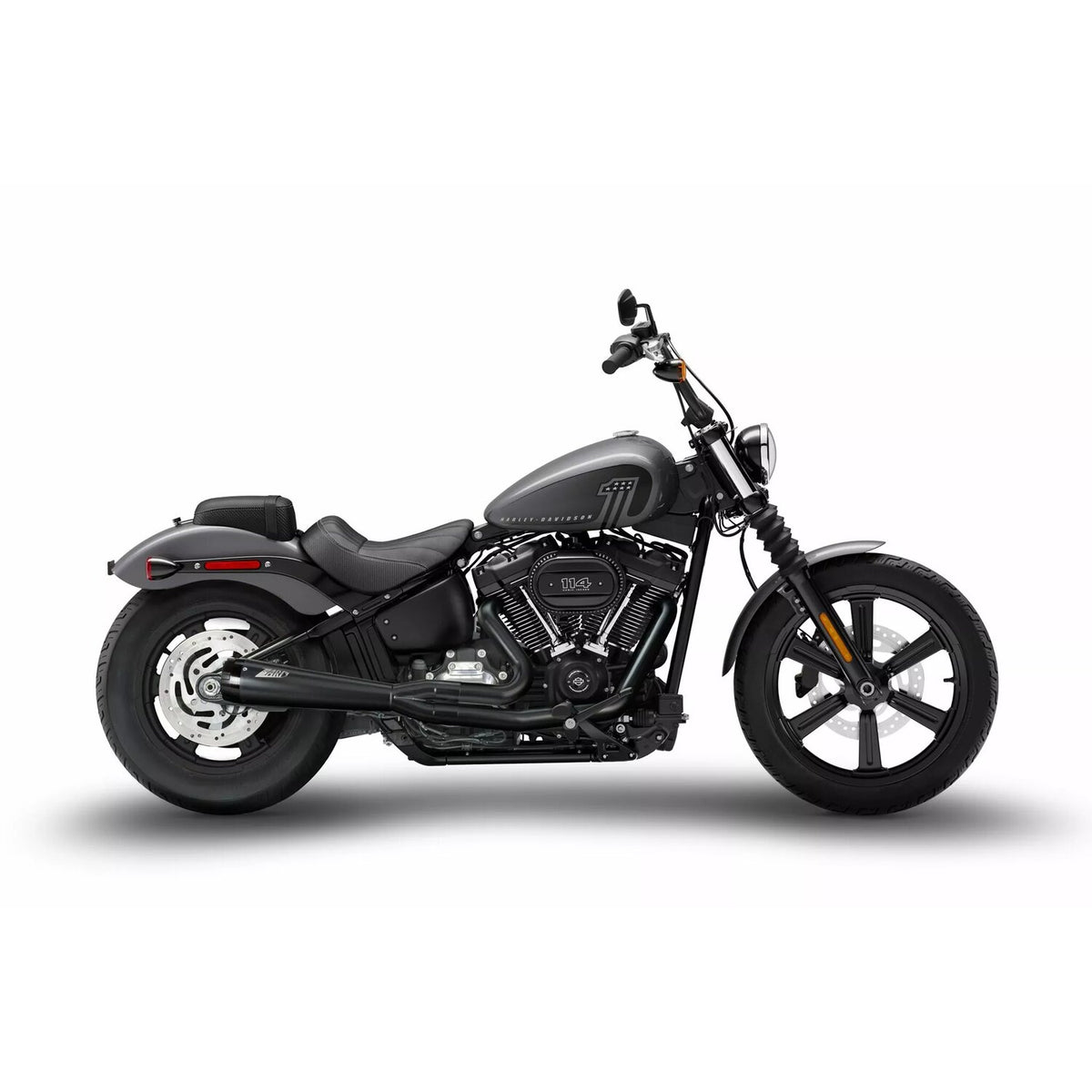 Zard, M8 Softail 2-1 Full kit exhaust system. Black