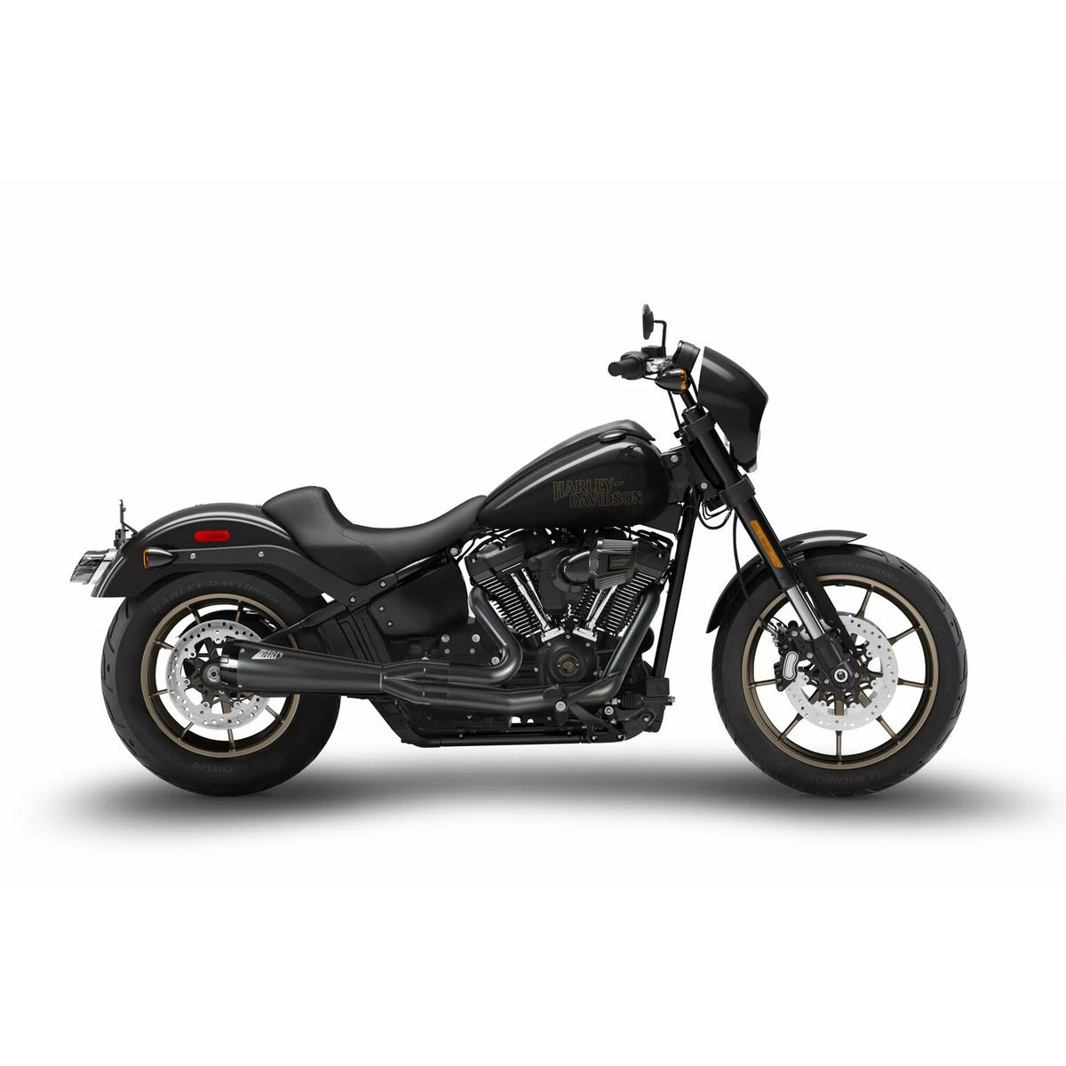 Zard, M8 Softail 2-1 Full kit exhaust system. Black