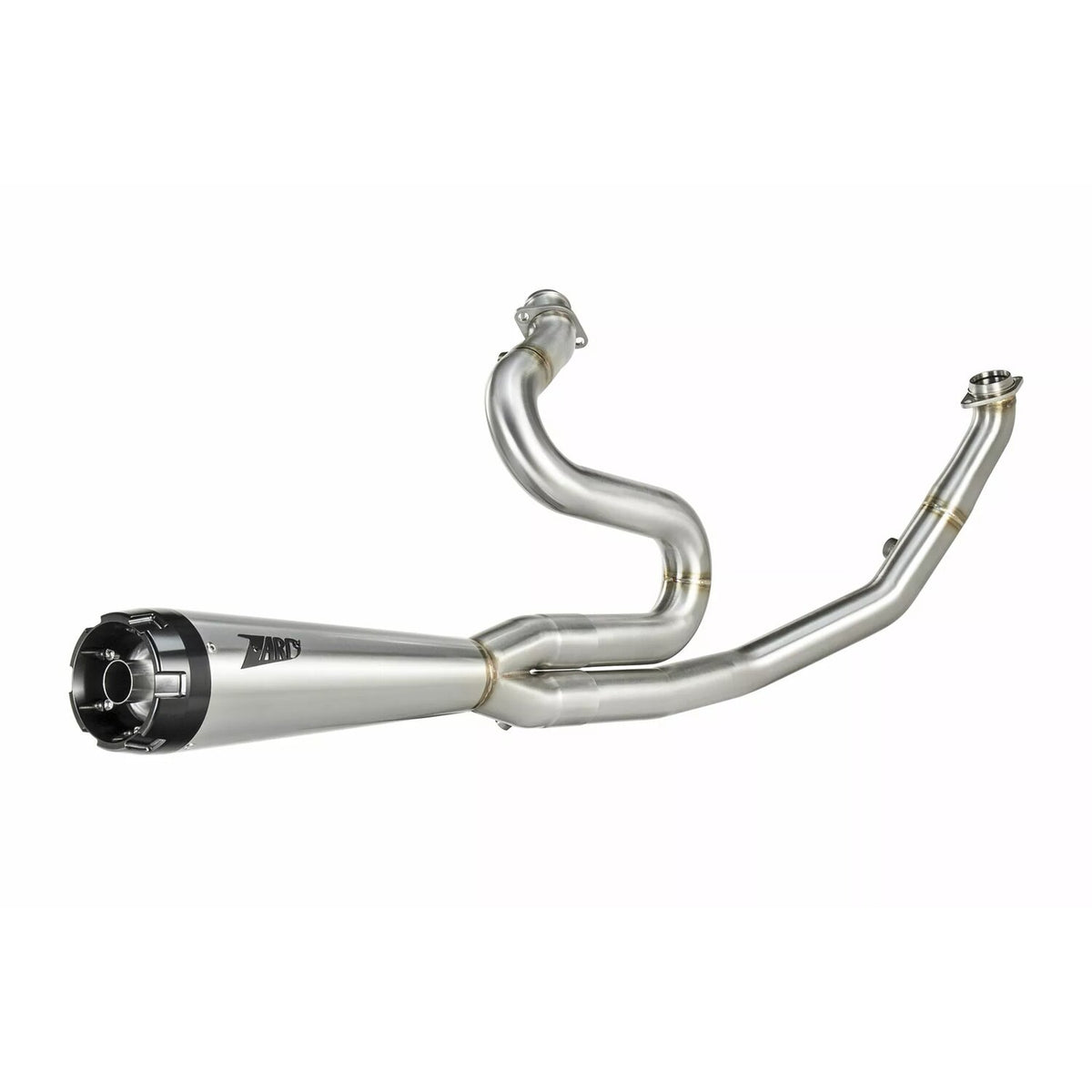 Zard, 2-1 stainless steel M8 Touring exhaust system. Raw