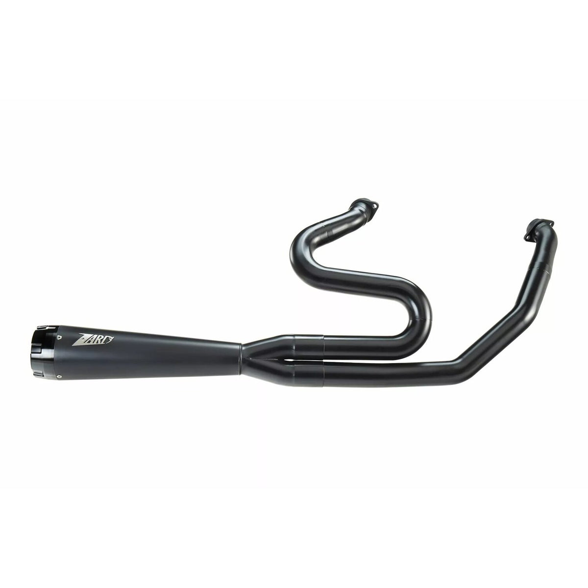 Zard, 2-1 stainless M8 Touring exhaust system. Black