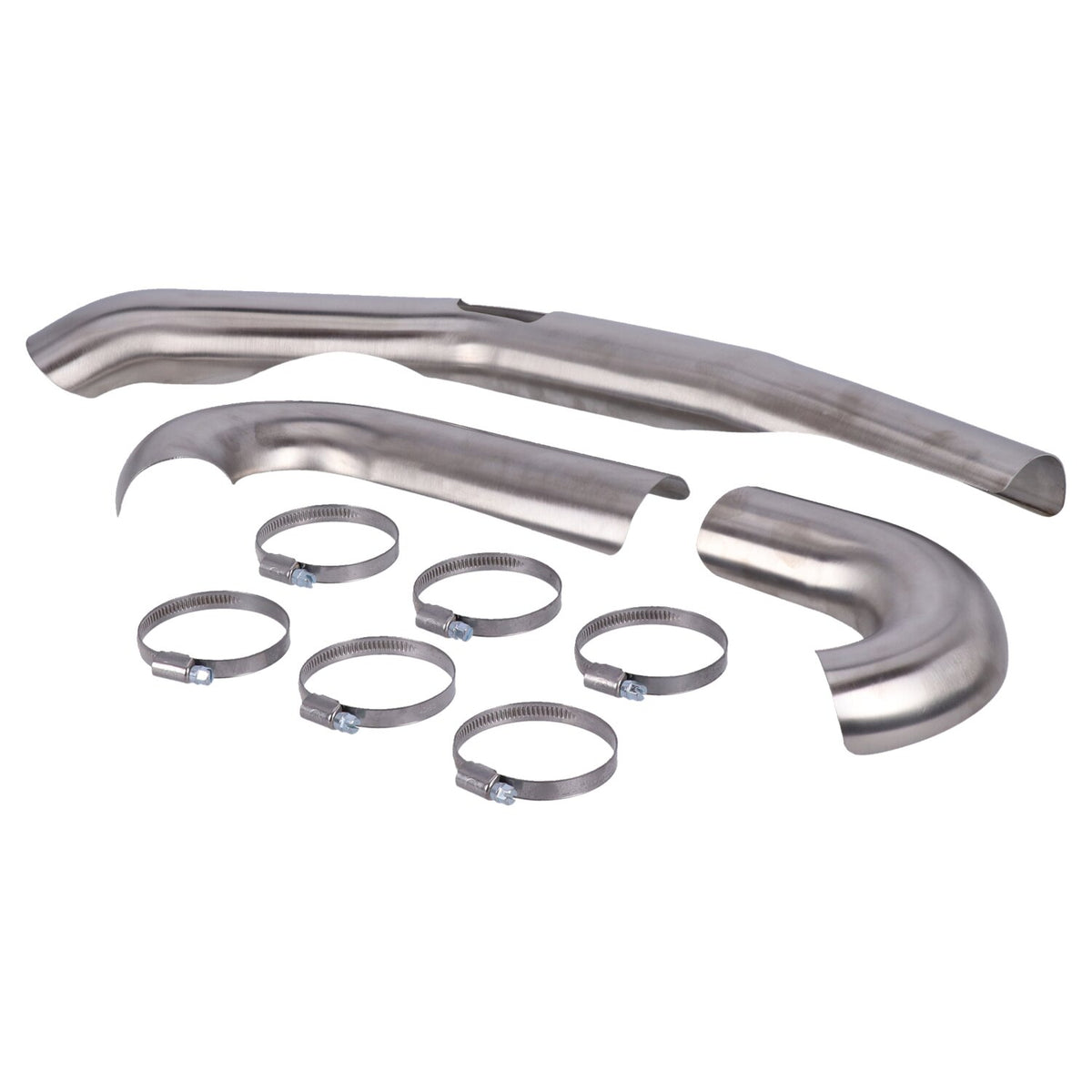 Zard, header heat shield set. Polished