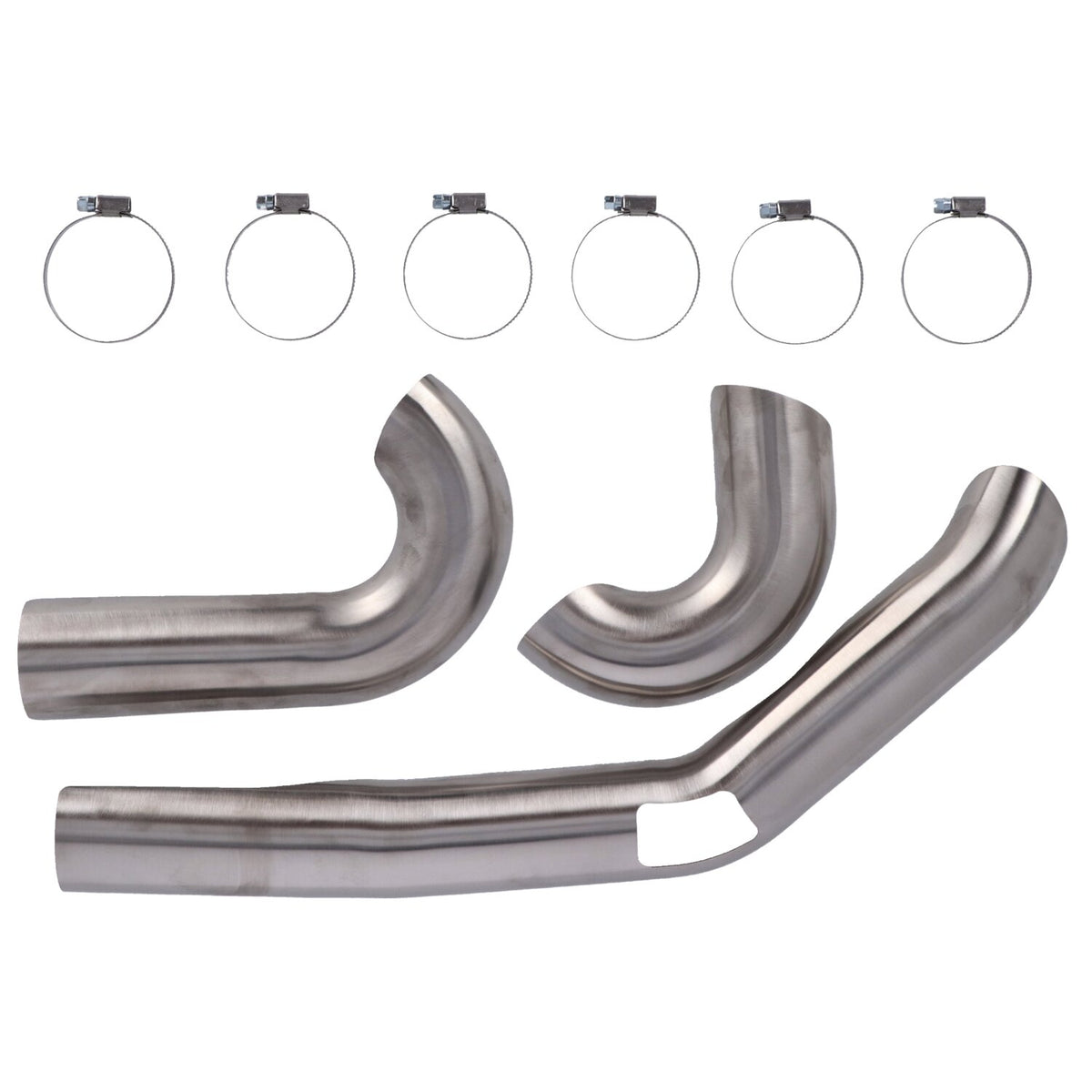 Zard, header heat shield set. Polished